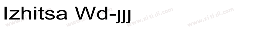 Izhitsa Wd字体转换